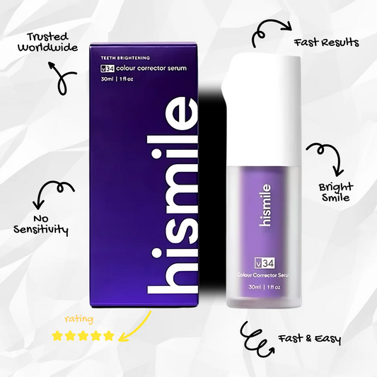 HiSmile V34 Colour Corrector – Purple Teeth Whitening Serum